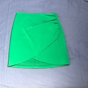 Gorgeous green mini skirt